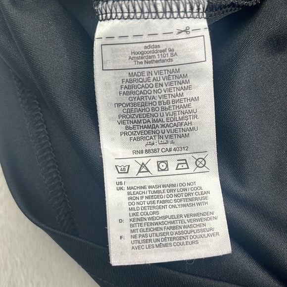 Adidas 16/18 Youth Black White Athletic Shirt - Picture 7 of 8